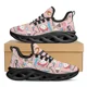 thumbnail image 1 of Zapatos de enfermería ligeros y cómodos para mujer, zapatillas de malla con diseño de equipo dental de dibujos animados, zapatos casuales con cordones de tendencia urbana salvaje., 1 of 6