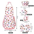 thumbnail image 3 of Kids Cooking and Baking Set 11 PCS with Chef Hat Apron Oven Mitt Oversleeves Kitchen, 3 of 7