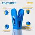 thumbnail image 2 of Atmos Homeware Pinzas para Colgar Ropa/Tendedero | Ganchos Multiusos para Lavandería, Alimentos y Manualidades | Clips de Plástico Reciclado de Máxima Resistencia | Paquete de 36 Piezas Multicolor, 2 of 7