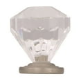 thumbnail image 2 of Amerock Traditional Classics 1-1/4 in (32 mm) Diameter Clear/Satin Nickel Cabinet Knob, 2 of 7