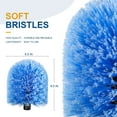 thumbnail image 2 of Twist-On Cobweb Duster Head Brush, Fits Standard 3/4 inch Threaded Poles, Attachment Spider Web Brush for Outdoor & Indoor Cleaning, 2 of 4