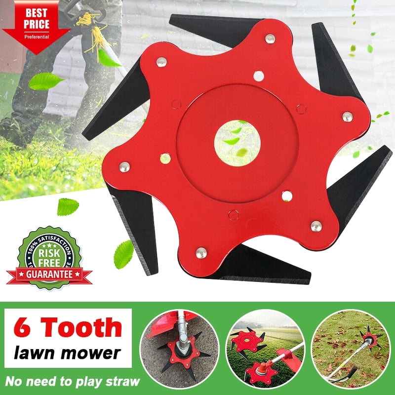 trimmer head 6 steel blades