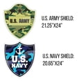 thumbnail image 2 of Military Theme Yard Decorations Set, 13pcs, Includes Stakes (13225), 2 of 8