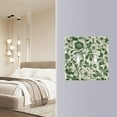 thumbnail image 4 of Yayeee Toggle Light Switch Wall Plate 2-Gang 4.56"x4.48" Decorative Outlet Cover, Green Floral, 4 of 7
