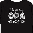 thumbnail image 4 of Inktastic I Love My Opa with Hearts Boys or Girls Long Sleeve Toddler T-Shirt, 4 of 5
