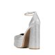 thumbnail image 3 of Tacones Plataforma para Mujer DREAM PAIRS Aurelia Plateados con Strass Talle 5, 3 of 6