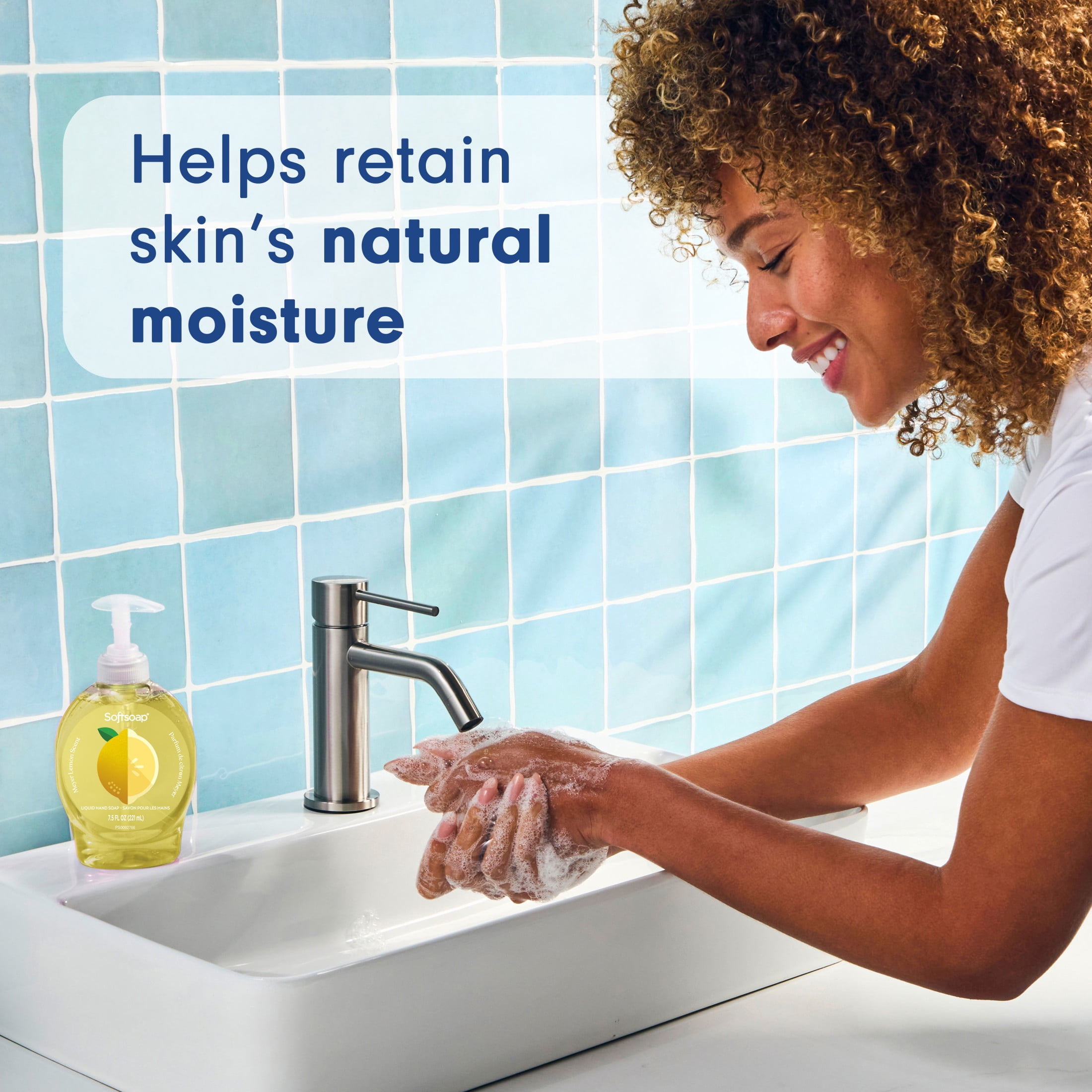 (6 pack) Softsoap Limited Edition Liquid Hand Soap, Meyer Lemon Scent, 7.5 fl oz Pump Bottle