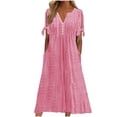 thumbnail image 1 of Vestido de verano genérico con hombros descubiertos y cuello en V 2025, 1 of 6