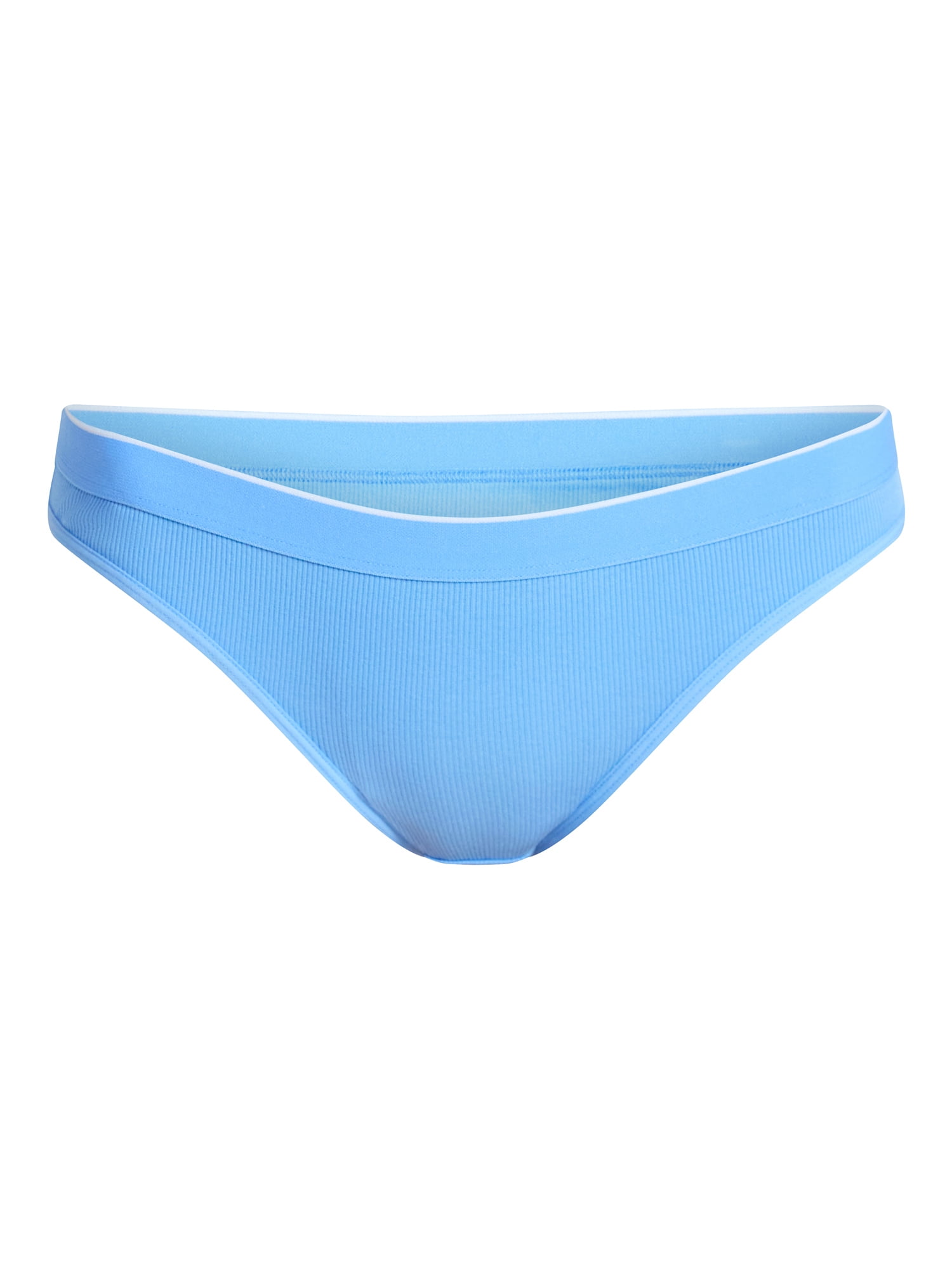 No Boundaries Stretch Ribbed Bikini Underwear, 5-Pack, Women's XS-XXXL