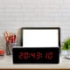 thumbnail image 3 of Nimomo Reloj - Reloj Digital LED Relojes de Pared de aleación de Aluminio para Oficina, Dormitorio Enchufe de la UE 110-240 V (3 Estilos Opcionales)(Hour+Minute+Second), 3 of 5