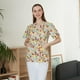 thumbnail image 5 of Uniforme de enfermera con estampado de dibujos animados para mujer, camiseta de manga corta con cuello en V, bata quirúrgica, uniforme de trabajo para hombre, 5 of 6