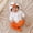 xr4 0915 White, variant on Goose 𝐂ostume Unisex Baby Animal 𝐂ostume, Infant Hooded Romper Cosplay 𝐂ostume/Homewear/Sleepwear