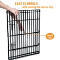 thumbnail image 5 of Vibrant Life 8-Panel Wire Playpen for Pets, Black, 36" Tall, 5 of 8