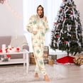 thumbnail image 7 of FORMRS Onesies Pajama for Adults Unisex Hoodie Winter Jumpsuit One Piece Sleepwear, Sizes S-2XL, Pastel Beige Geometric, 7 of 7