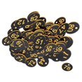 thumbnail image 3 of 100 Pieces Protable Numbered Tag Number Tag for Supermarket Warehouse Locker and yellow word, 3 of 7