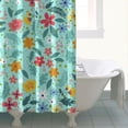 thumbnail image 5 of Waterproof Pioneer Shower Curtain 84x72 Inch Polyester Unique Colorful Floral Shower Curtain for Bathroom Hotel Home Decor with 12 Plastic Hooks, 5 of 5