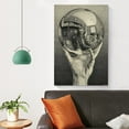 thumbnail image 4 of M.C. Escher Hand with Reflecting Sphere Wall Art Poster Posters Wall Art Painting Canvas Gift Living Room Prints Bedroom Decor Poster Artworks 12x18inch(30x45cm), 4 of 6