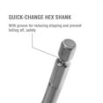 thumbnail image 4 of WorkPro Spade Drill Bit Set With Hex Shank - 13 Piece, 4 of 6