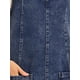 thumbnail image 5 of INSPIRAR CHIC Vestido de Mujer Overoles de Mezclilla Sueltos Casual Sin Mangas Vestidos Mini Azul 2XL, 5 of 6