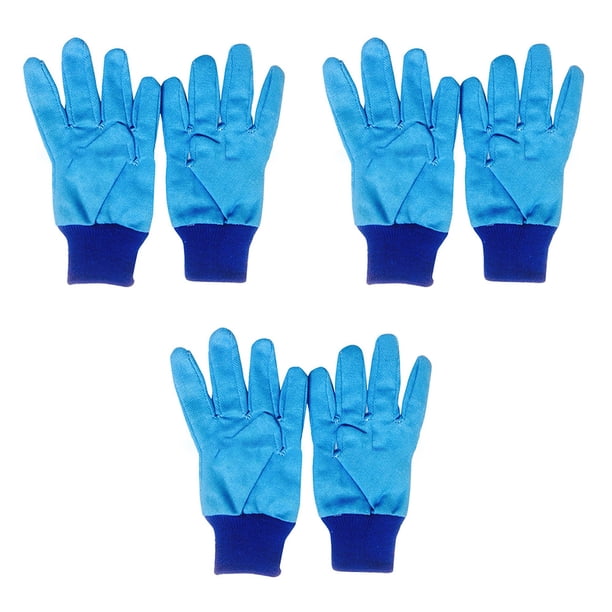 Guantes de trabajo de guantes de jardinería para mujeres dobles, guantes de jardín impresos con puntos de PVC Adepaton Herramientas de Jardinería