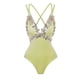 thumbnail image 4 of Trajes de baño de una pieza para mujer Traje de baño con estampado diario para mujer Traje de baño conservador de cuerpo unido Conjunto de dos piezas con falda de playa estampada, 4 of 9