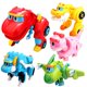 thumbnail image 3 of 5 piezas/set ABS Min Deformation Gogo Dino figuras de acción REX transformación coche avión lancha motora grúa dinosaurio juguetes para niños, 3 of 4