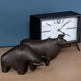thumbnail image 5 of Black Cast Aluminum Raging Bull DÃ©cor Piece, 5 of 6