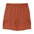 thumbnail image 4 of HIPYLO Sweat Shorts Pink Gym Shorts Plus Size Shorts Seamless Gym White Athletic Shorts Boys Size 5t Clothes Size 6 Boys Clothes Boy Clothes 7, Orange 13-14 Years, 4 of 6