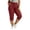Red-02, variant on Nugftut Plus Size Capris for Women, Casual Workwear Cargo Capri Pants with Pockets, Hiking Work