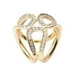 thumbnail image 1 of Bufanda de cristal Salvador Broche de bufanda dorado, 1 of 10