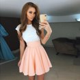 thumbnail image 5 of Viikei Short Sleeve Dress for Women Dress Tops Womens Tops Dressy Casual Womens Lace Party Cocktail Mini Dress Ladies Summer Short Sleeve Skater Dresses, 5 of 5