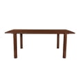 thumbnail image 2 of Pemberly Row Solid Acacia Wood 80" Rectangle Dining Table in Walnut, 2 of 5