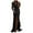 Black, variant on Lindreshi Fall Dresses for Women 2025 Homecoming Dresses Fashion Women Casual Print V-Neck High Waist Long Sleeve Long Dress