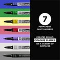 thumbnail image 2 of Sakura Pen-Touch Paint Markers - Permanent Marker Pen - Assorted Colors - Fine Tip Size - 7 Pack, 2 of 7
