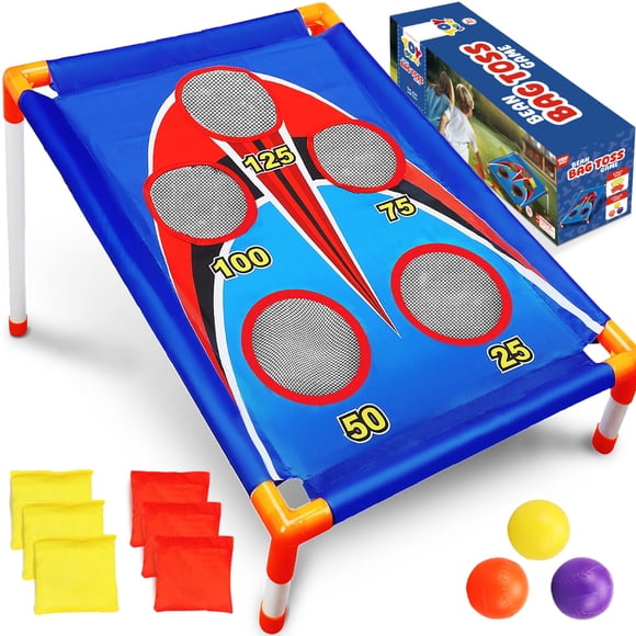 Juego Bean Bags Toss Game TOY Life Cornhole para niños de 4 a 8 años
