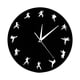 thumbnail image 2 of Reloj de pared de acrílico, decorativo, único, silencioso, reloj colgante para dormitorio y cocina en estilo rústico., 2 of 9