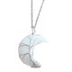 thumbnail image 2 of Collar Creciente Árbol de la Yinane Collar Piedra Luna, 2 of 4