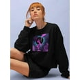 thumbnail image 2 of Artshine Sagittarius, I See Sweatshirt Women -Arvee Gibson Designs, Female 5X-Large, 2 of 4