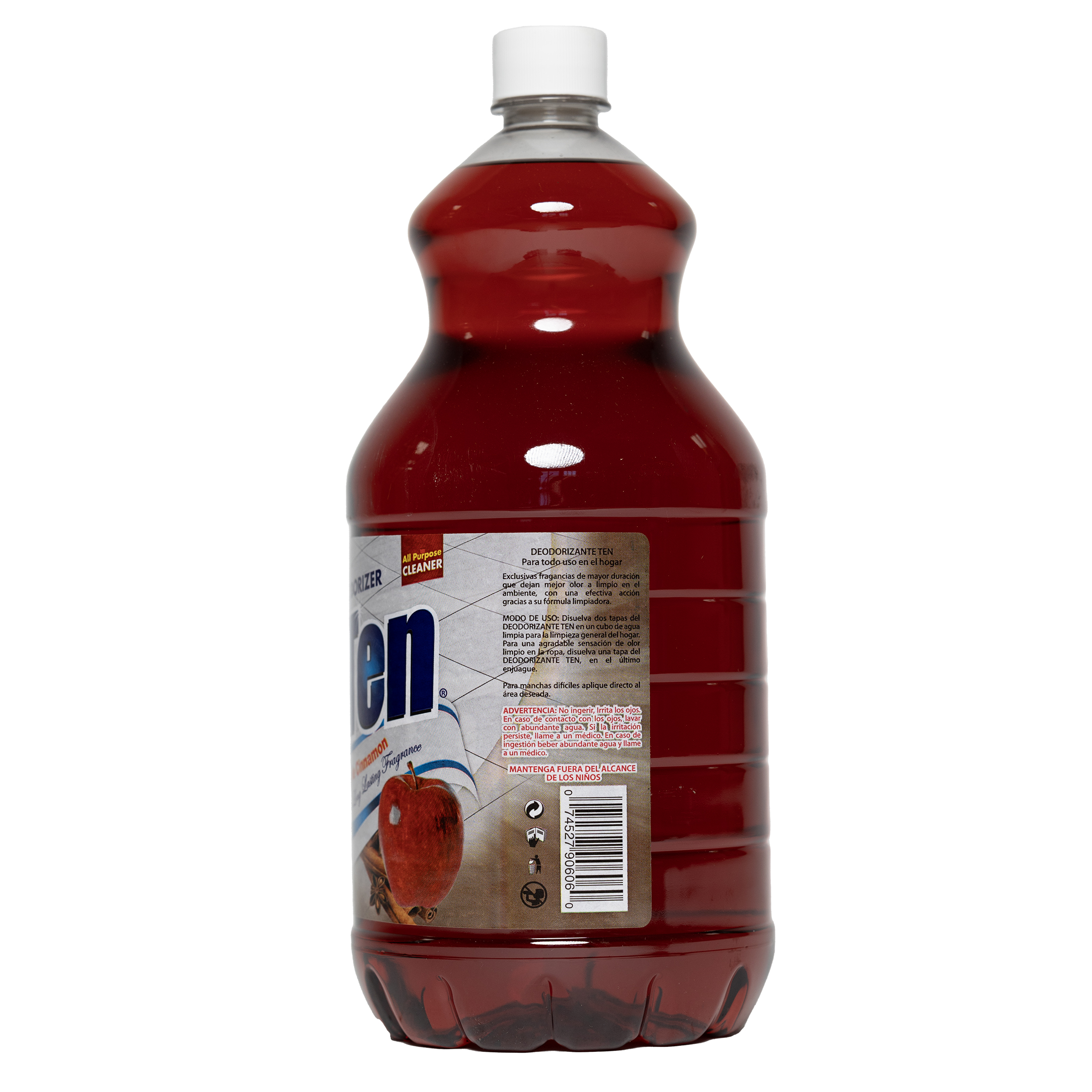 Ten All Purpose Cleaner Apple/Cinnamon Fragrance in 64 Fluid Ounces