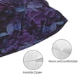 thumbnail image 3 of Pofeuu Lilac Print Polyester Microfiber Plush Pillowcases, Super Soft and Cozy Pillow Case Covers with Envelop Closure（Pillow core not included）-20"x30", 3 of 6