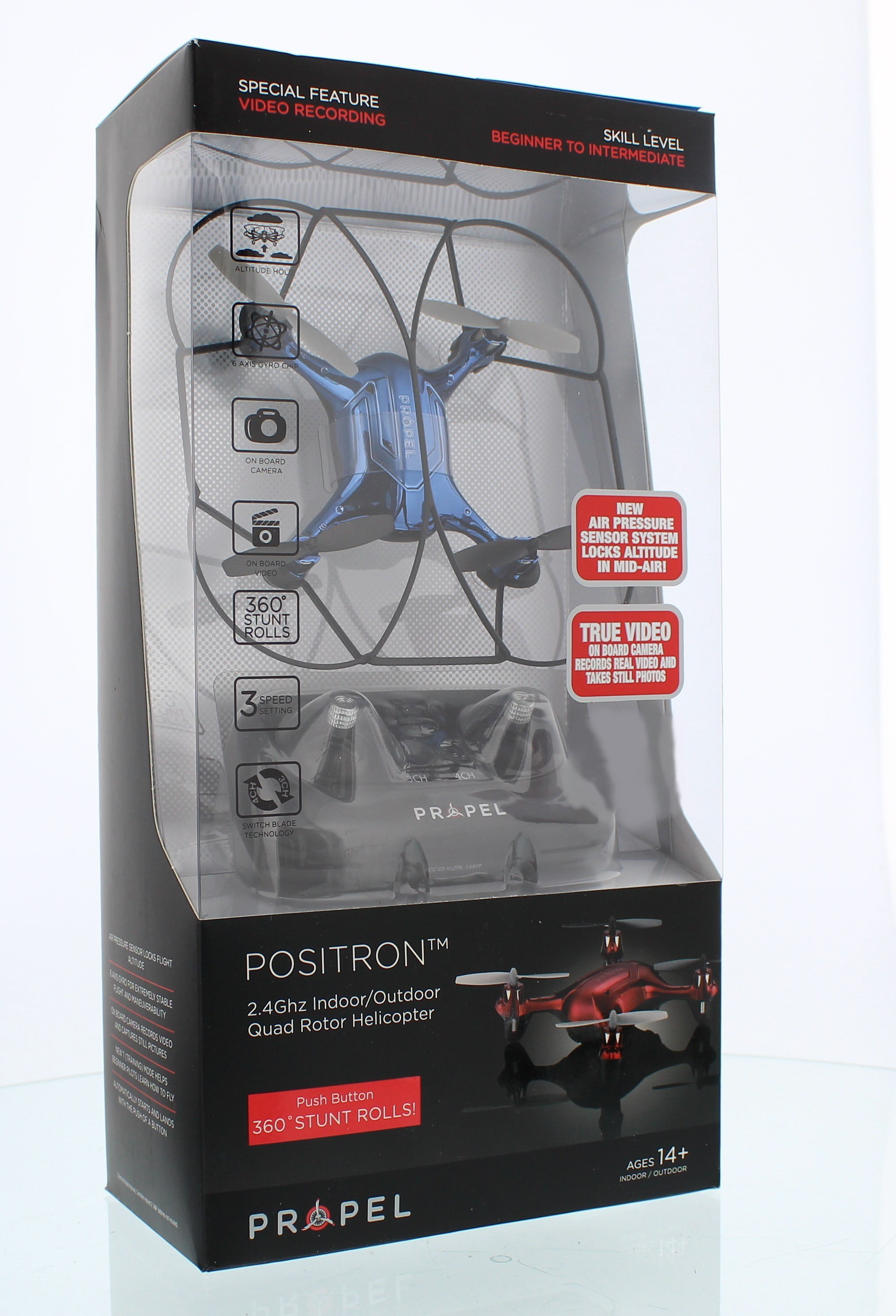 Drone Propel Positron 2.4Ghz Quad Rotor Helicopter Camera Drone Black 