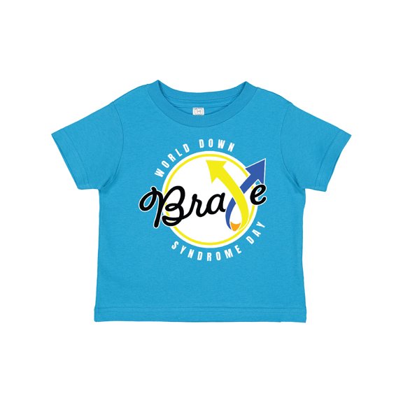 Inktastic World Down Syndrome Day Brave Boys or Girls Toddler T-Shirt