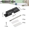 thumbnail image 2 of Automatic Spring Door Closer Adjustable 40 lbs Self-Closing Door Hinge Safety Tension Door Closer(Black), 2 of 7