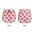 thumbnail image 5 of Vsdgher Watermelon Ice Cream Print Women's Running Double Layer Shorts High Waisted with Pockets Elastic Yoga Workout Athletic Gym Sports, 5 of 8