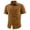 #03 Coffee 【Mix, Match & Rotate: Stock Up on Daily Colors】, variant on Men's Casual Button Down Short Sleeve Shirt Solid Color Lapel Pocket Outdoor Quick Dry Breathable Shirt Tops For Golf Hiking Vacation Travel Fashion Essential Gift | JASKFLY,Army Green L