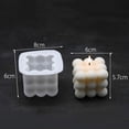 thumbnail image 2 of Moldes para velas de silicona, cubo 3D, molde de silicona, cera de soja, molde para velas, jabón hecho a mano, adornos artesanales, 2 of 5