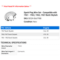 thumbnail image 2 of Spark Plug Wire Set - Compatible with 1961 - 1963, 1965, 1967 Buick Skylark 1962, 2 of 2