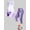 C1_Purple, variant on Women's Black Base Rainbow Gradient Butterfly Rose Print Two-Piece Casual Set Crisscross Spaghetti Strap V-Neck Swing Tunic & Calf Rose Graphic High Waist Capri Leggings