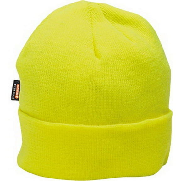 Portwest B013 Beanie Knit Hat Insulatex Lined Yellow