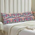 thumbnail image 2 of Blue Pink Body Pillow Cover,Colorful Mermaid Fish Scales Cute Animal Tail Scale Print,Long Pillow Case Protector with Zipper Decorative Soft Rectangle Bed Pillowcases for Bedroom,Couch,Sofa 20"x54", 2 of 6